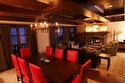 Living and dining at Chalet Colore